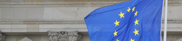 Frankreich und Deutschland sollten sich zusammenschließen Europa Fahne