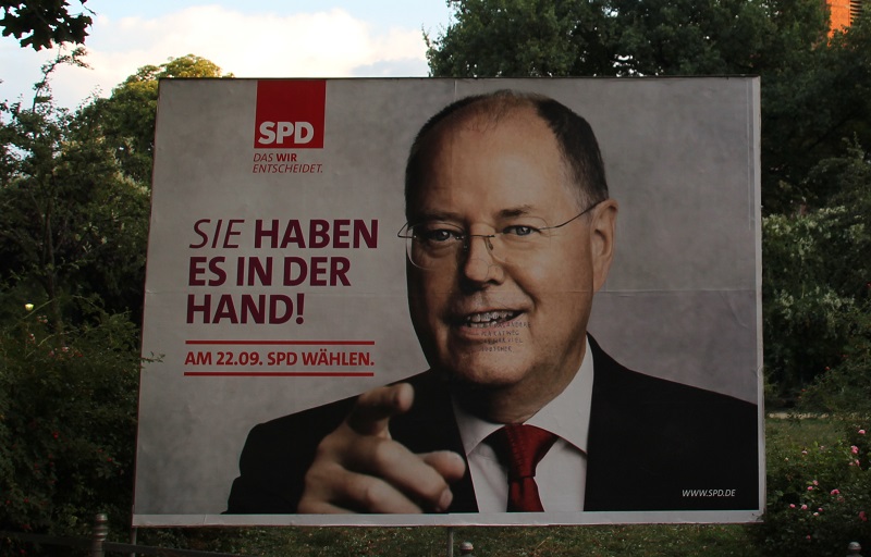 SPD Wahlkampfplakat