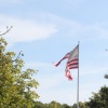 Fällt Trump von Lönneberga bald? Zerfledderte US Flagge