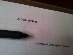 Arbeitsvertrag