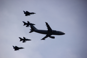 Begleitformation Flugshow