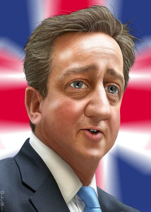 David Cameron Karikatur