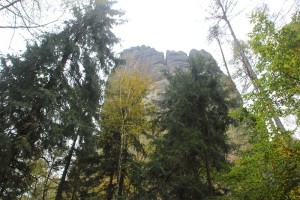Affenfelsen Elbsandsteingebirge