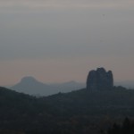 Berge im Elbsandsteingebirge