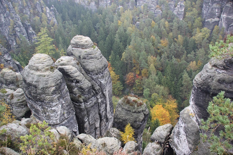 Blick ins Elbsandsteingebirgstal