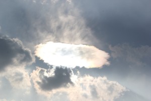 Wolke mit Oelfarben