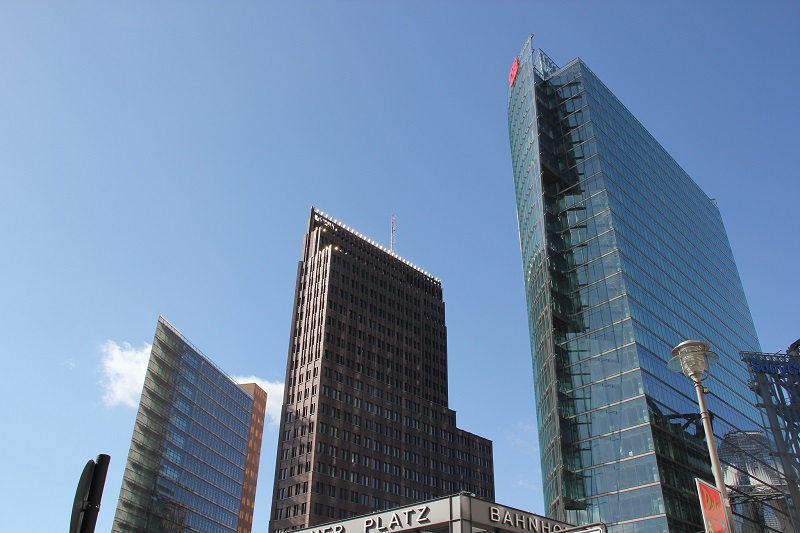 Skyline Potsdamer Platz Hochhaeuser