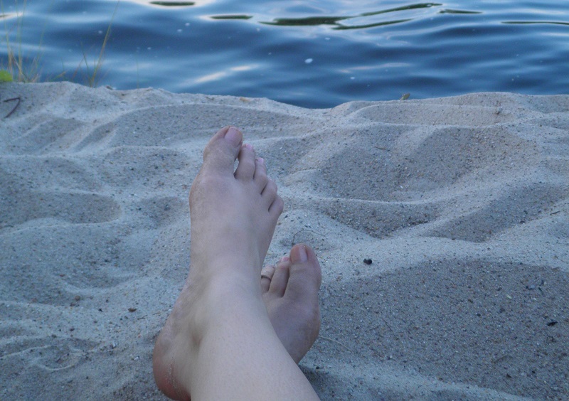 Barfuss laufen…
