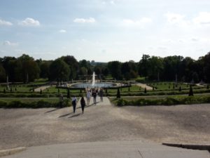 Brunnen und Weinreben Park Sans Souci Potsdam