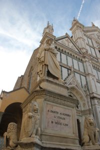 Denkmal Dante Santa Croce Florenz