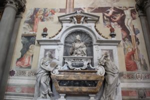 Grabmal Galileo Santa Croce Florenz