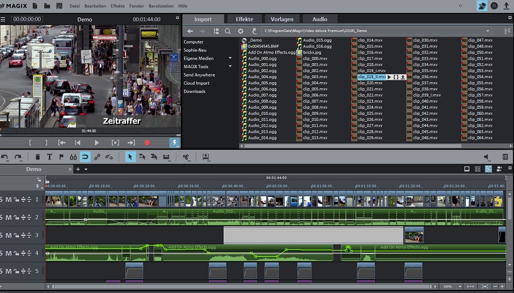 Magix Video deluxe Screenshot