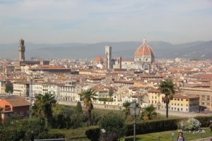 Postkartenbild Florenz vom Piazzale Michelangelo