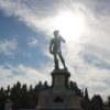 Florenz: Piazzale Michelangelo Statue Kopie David Florenz Piazzale Michelangelo