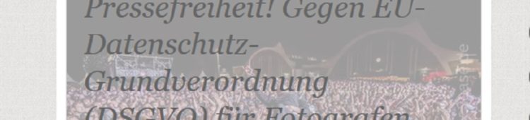 Was ist mit meinem Datenschutz? Screenshot Petition gegen DSGVO