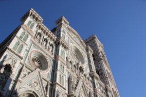 Kathedrale Florenz Fassade oben