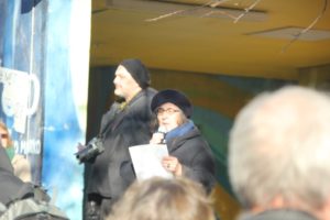 Aufstehen Demo SPD Zentrale Rede BVV Abgeordnete