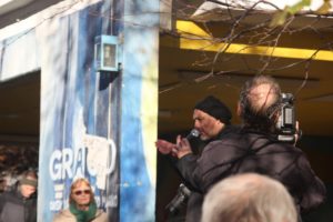 Aufstehen Demo SPD Zentrale Rede Uwe Hiksch