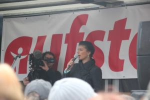 Aufstehen Kundgebung Rede Sahra Wagenknecht