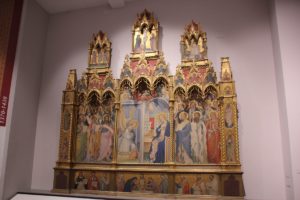 34 Gotisches Altarblatt Galleria dell’Accademia Florenz