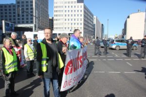 Aufstehen Demo 16-Februar-2019 Berlin Demonstrationszug 1