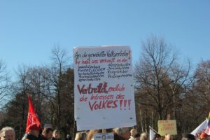 Aufstehen Demo 16-Februar-2019 Berlin Demonstrationszug 12