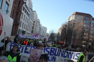 Aufstehen Demo 16-Februar-2019 Berlin Demonstrationszug 3