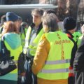 Aufstehen Demo Solidarität mit Gelbwesten in Frankreich