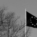 Schwarze Europaflagge
