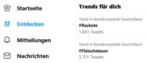 Twitter entdecken