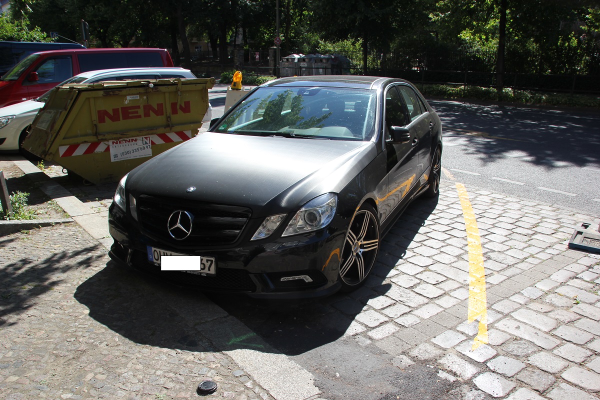 Parken auf Radweg