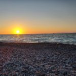 Sonnenuntergang Westkueste Rhodos