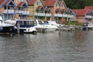Boote im Hafendorf Precise Hotel Rheinsberg