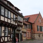 Altstadt Quedlinburg Fachwerk und Steinhäuser